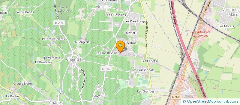 localisation de l'entreprise MONSIEUR MARIO PEREIRA  VINZELLES