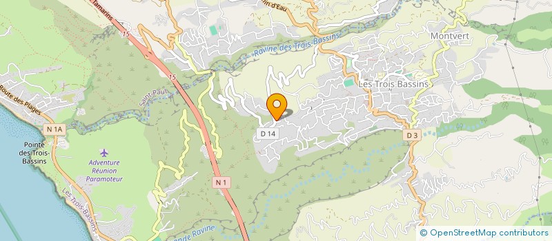 localisation de l'entreprise MONSIEUR MARIO PEREIRA ALVES DA SILVA  LES TROIS-BASSINS