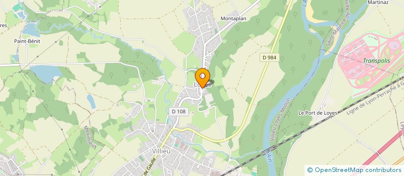 localisation de l'entreprise MONSIEUR MARIO PESUSIC  VILLIEU-LOYES-MOLLON