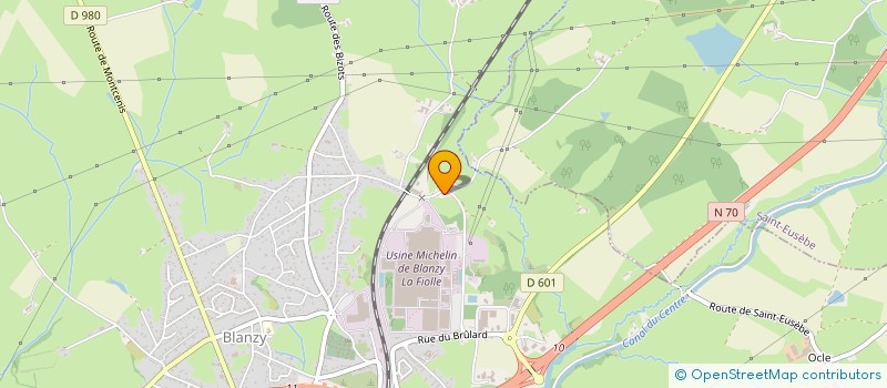 localisation de l'entreprise MONSIEUR MARIO PIERROT  BLANZY