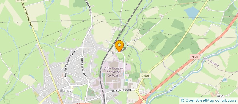 localisation de l'entreprise MONSIEUR MARIO PIERROT  BLANZY