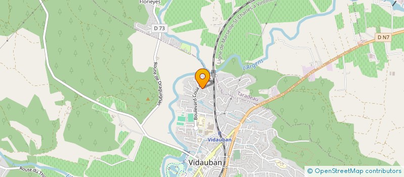 localisation de l'entreprise MONSIEUR MARIO PIGNATELLI  VIDAUBAN