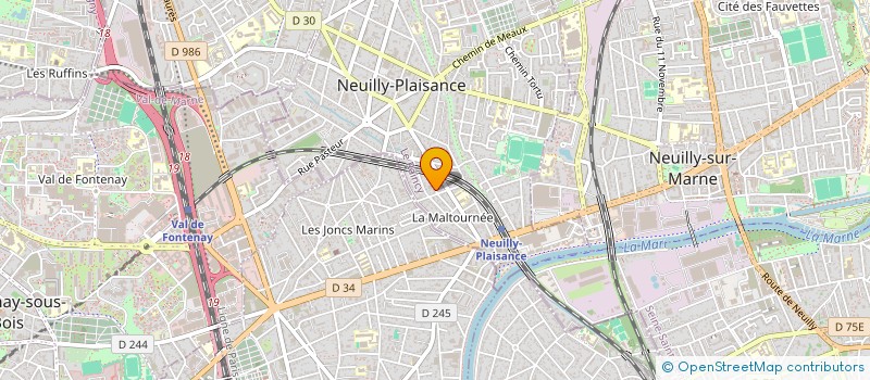 localisation de l'entreprise MONSIEUR MARIO PIRES AUGUSTO à NEUILLY-PLAISANCE