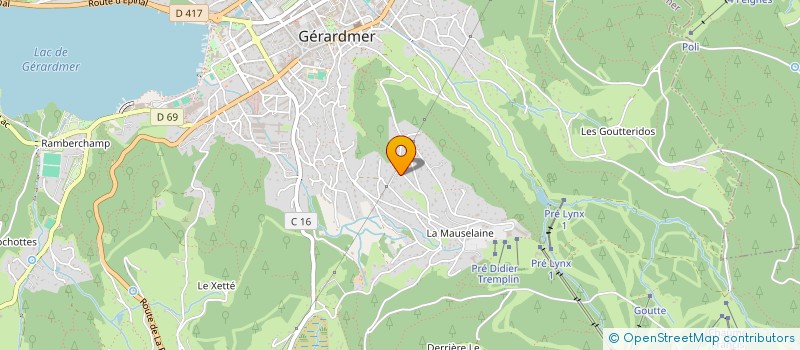 localisation de l'entreprise MONSIEUR MARIO POIROT à GERARDMER