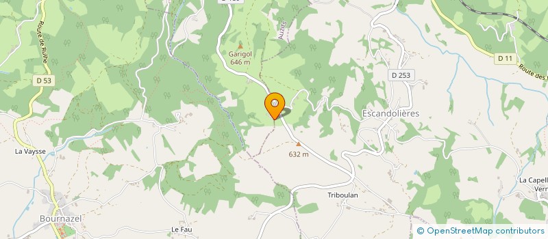 localisation de l'entreprise MONSIEUR MARIO PONCE  AUZITS