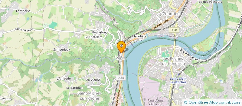 localisation de l'entreprise MONSIEUR MARIO REBELO DA SILVA CORREIA  VERIN