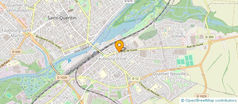 localisation de l'entreprise MONSIEUR MARIO RENARD à SAINT-QUENTIN