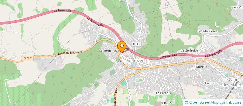 localisation de l'entreprise MONSIEUR MARIO RODRIGUES CARDOSO MOURA  LE LUC