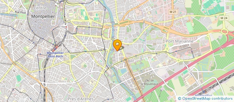 localisation de l'entreprise MONSIEUR MARIO SAAD à MONTPELLIER