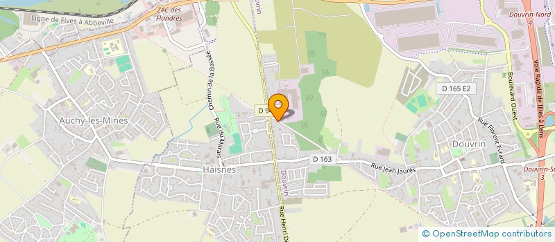 localisation de l'entreprise MONSIEUR MARIO SAGE  DOUVRIN