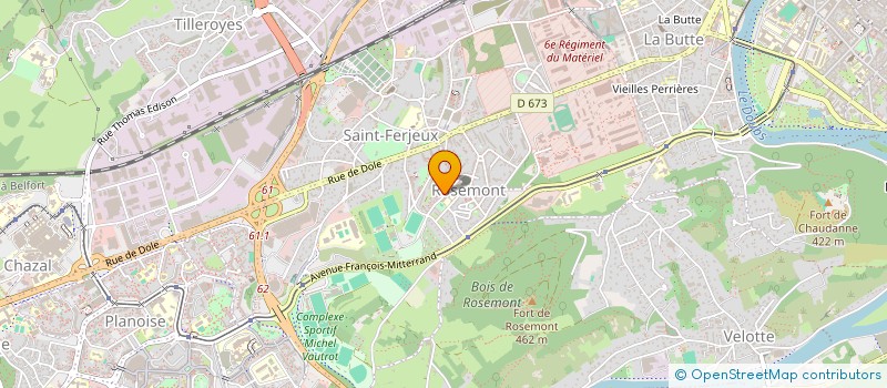 localisation de l'entreprise MONSIEUR MARIO SAMEER DANKHA  BESANCON