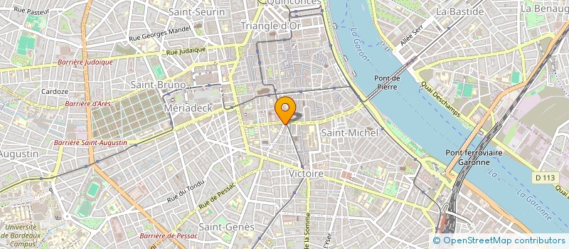 localisation de l'entreprise MONSIEUR MARIO SARDO  BORDEAUX