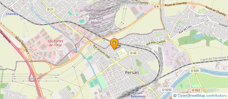 localisation de l'entreprise MONSIEUR MARIO SAUSSAY  PERSAN