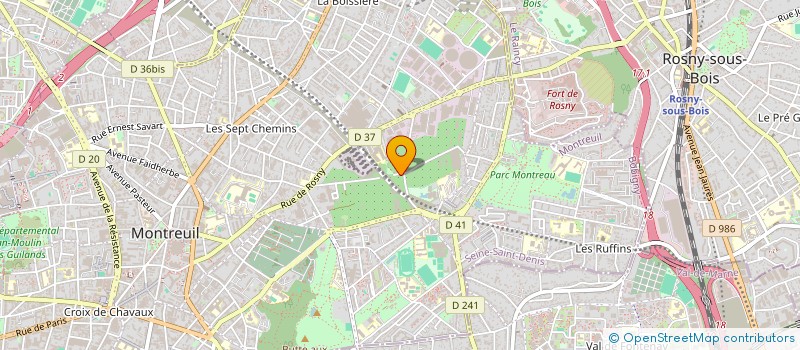localisation de l'entreprise MONSIEUR MARIO SCHARTIER à MONTREUIL