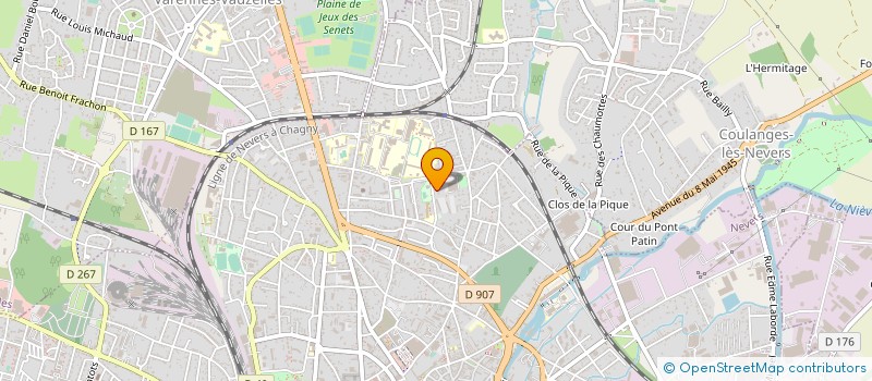 localisation de l'entreprise MONSIEUR MARIO SOBRINHO à NEVERS