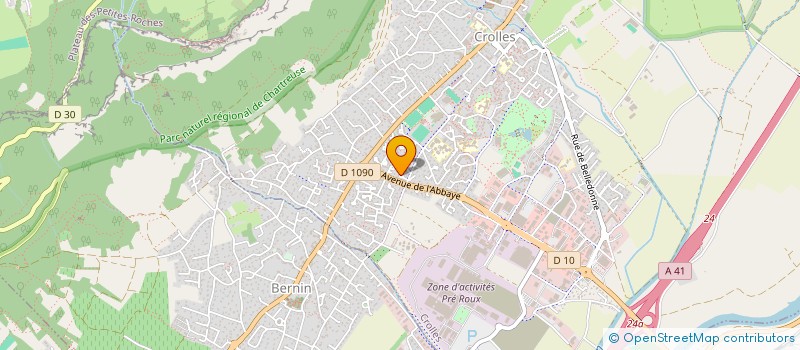 localisation de l'entreprise MONSIEUR MARIO SOFI  CROLLES