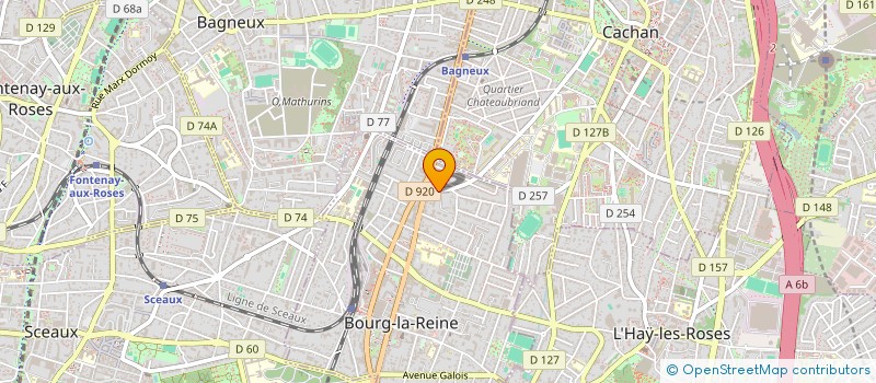 localisation de l'entreprise MONSIEUR MARIO TEVERINI à BOURG-LA-REINE