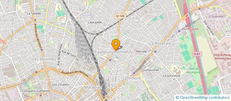 localisation de l'entreprise MONSIEUR MARIO UGLIETTA  MONTRABE