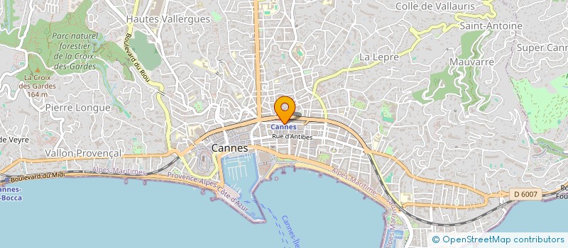 localisation de l'entreprise MONSIEUR MARIO VALASTRO à CANNES