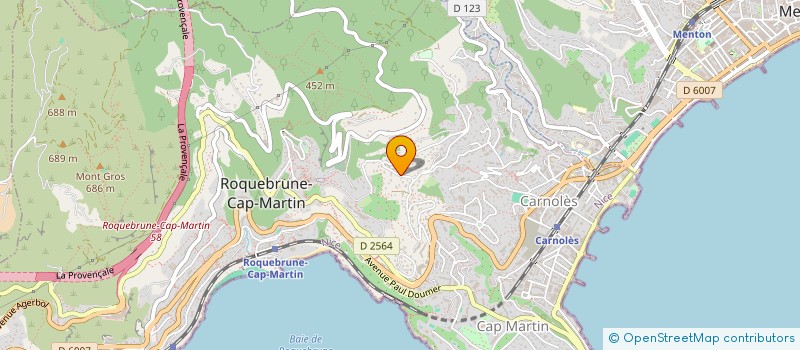 localisation de l'entreprise MONSIEUR MARIO VELONA à ROQUEBRUNE CAP MARTIN