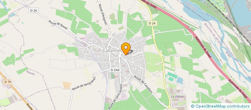 localisation de l'entreprise MONSIEUR MARIO VISCHETTI  CABANNES