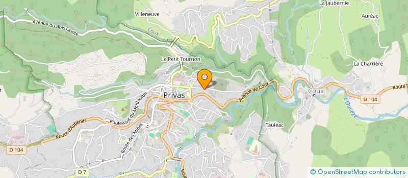 localisation de l'entreprise MONSIEUR MARIO VIVENZIO  PRIVAS