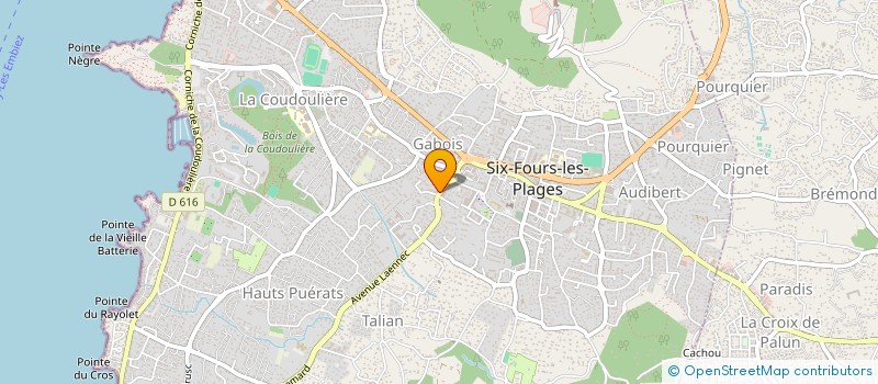 localisation de l'entreprise MONSIEUR MARIO ZAPPALA à SIX-FOURS-LES-PLAGES