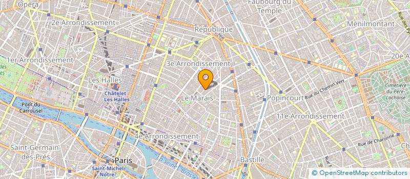 localisation de l'entreprise MONSIEUR MARION GRENET  PARIS