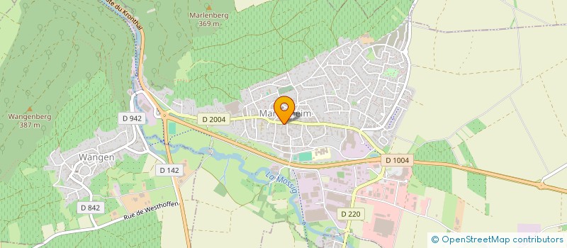 localisation de l'entreprise MONSIEUR MARIOU WARD  MARLENHEIM