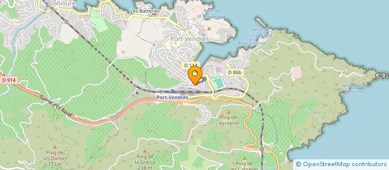 localisation de l'entreprise MONSIEUR MARIUS ALECSANDRESCU  PORT-VENDRES