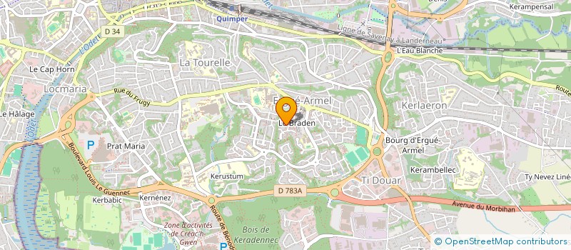 localisation de l'entreprise MONSIEUR MARIUS-ALEXANDRU STOICA à QUIMPER