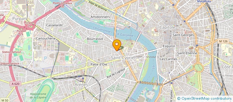 localisation de l'entreprise MONSIEUR MARIUS AURIAC  TOULOUSE