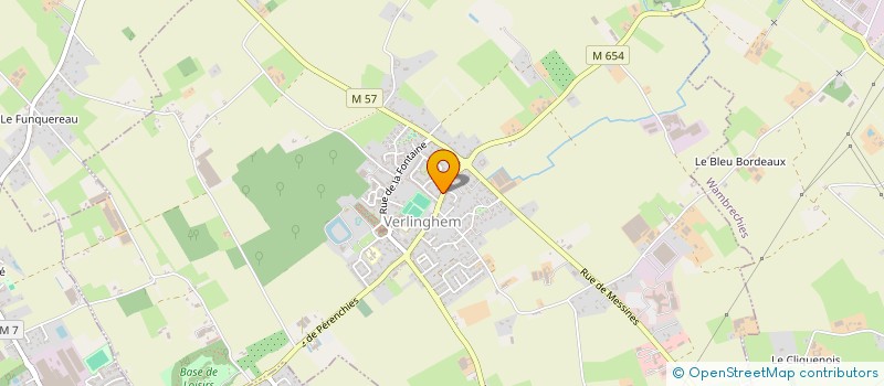 localisation de l'entreprise MONSIEUR MARIUS BACHY  VERLINGHEM