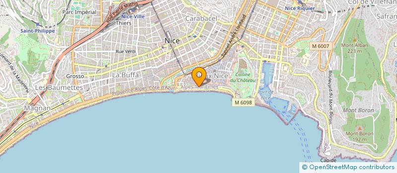 localisation de l'entreprise MONSIEUR MARIUS BAILET à NICE