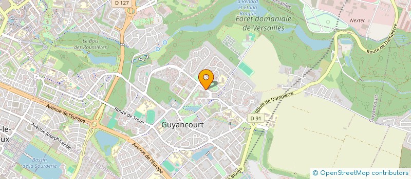 localisation de l'entreprise MONSIEUR MARIUS BAMARE ALAFI  GUYANCOURT