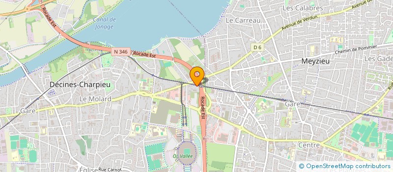 localisation de l'entreprise MONSIEUR MARIUS BARRILLOT  DECINES-CHARPIEU