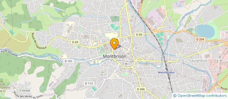 localisation de l'entreprise MONSIEUR MARIUS BAYLE  MONTBRISON