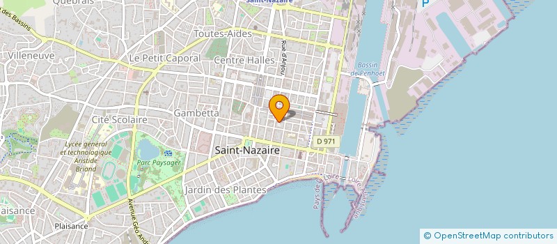 localisation de l'entreprise MONSIEUR MARIUS BERNARD à SAINT-NAZAIRE