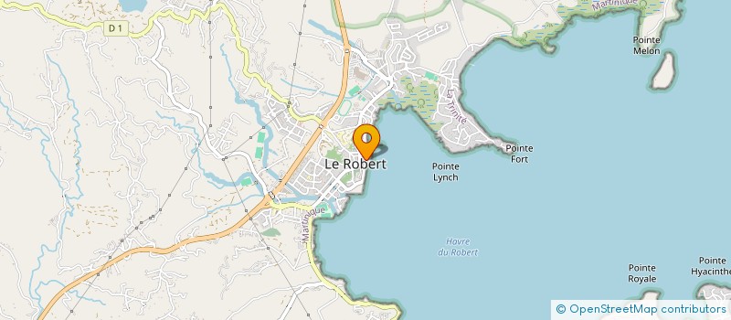 localisation de l'entreprise MONSIEUR MARIUS BOLOSIER à LE ROBERT