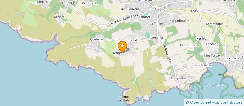 localisation de l'entreprise MONSIEUR MARIUS BONNEC  GROIX