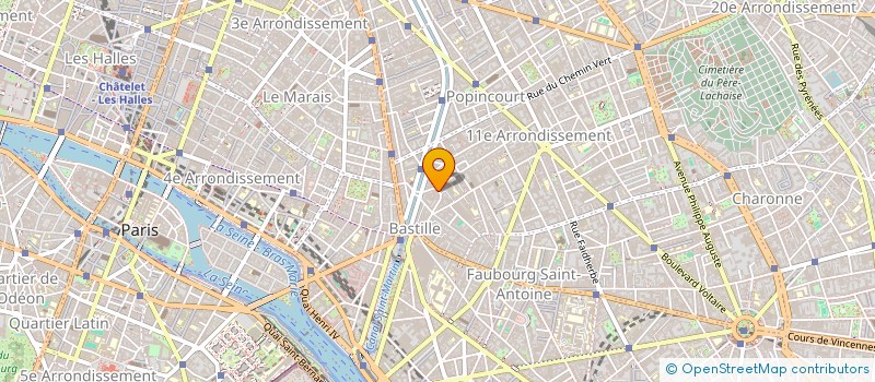 localisation de l'entreprise MONSIEUR MARIUS BOULARD à PARIS