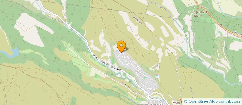 localisation de l'entreprise MONSIEUR MARIUS BOURGET  ARAGON