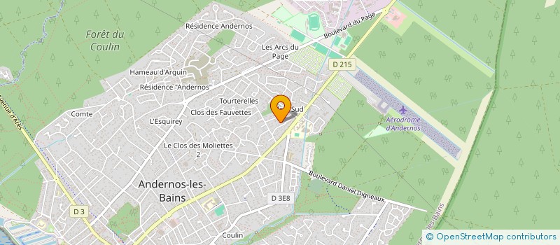 localisation de l'entreprise MONSIEUR MARIUS BRASSIER  ANDERNOS-LES-BAINS