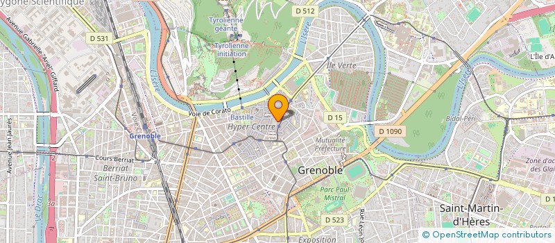 localisation de l'entreprise MONSIEUR MARIUS BRET à GRENOBLE