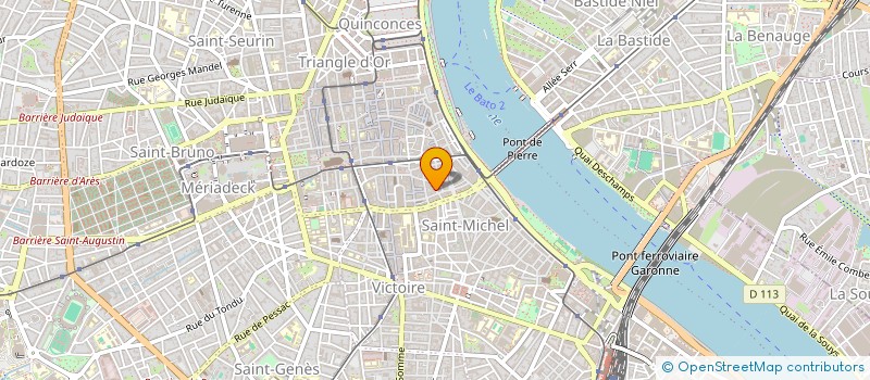 localisation de l'entreprise MONSIEUR MARIUS BRISSE  BORDEAUX