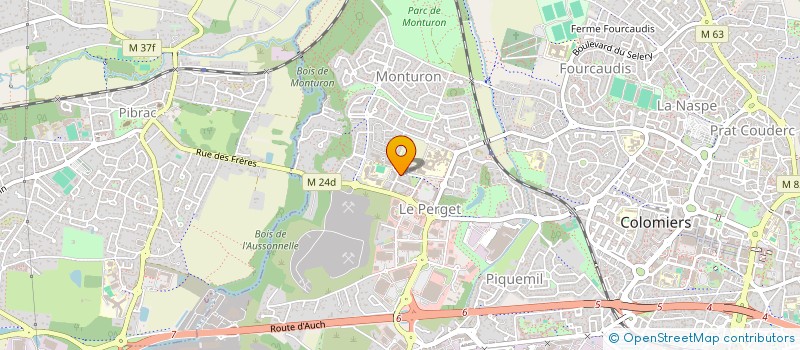 localisation de l'entreprise MONSIEUR MARIUS BRUN à COLOMIERS