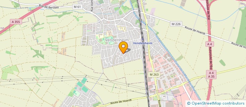 localisation de l'entreprise MONSIEUR MARIUS BURLACU à VENDENHEIM