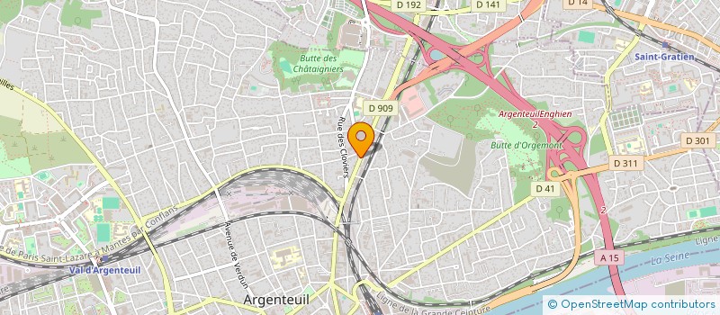 localisation de l'entreprise MONSIEUR MARIUS BUTUSAN  ARGENTEUIL