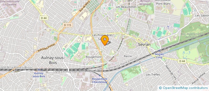 localisation de l'entreprise MONSIEUR MARIUS CADIGNAN  SEVRAN