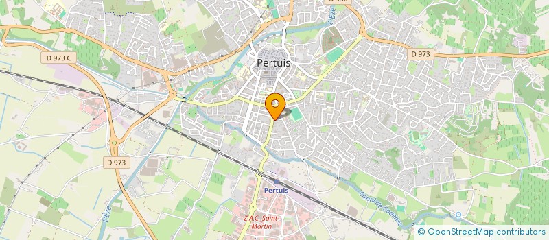 localisation de l'entreprise MONSIEUR MARIUS CANTON  PERTUIS